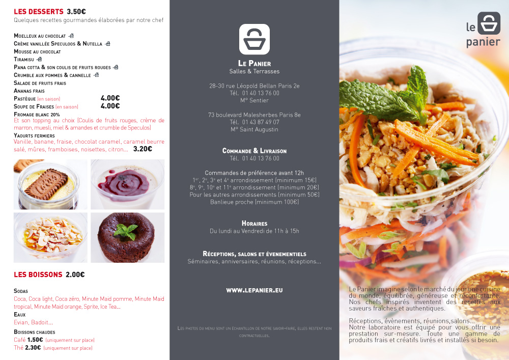 Carte Le Panier